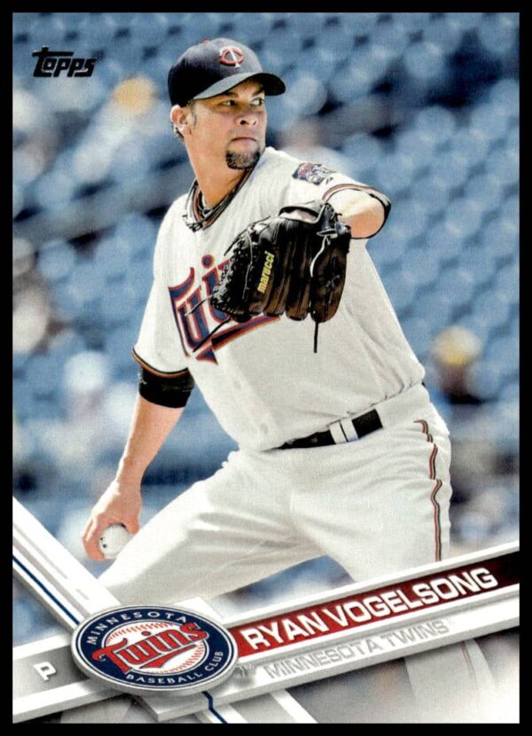 2017 Topps Baseball Card #491: Ryan Vogelsong Pitching Action Shot