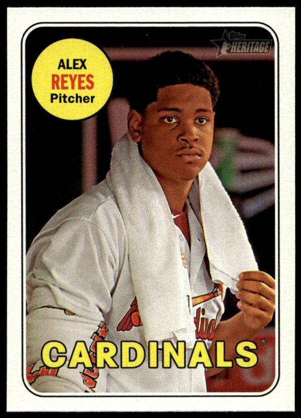 Alex Reyes 2018 Topps Heritage Baseball Card #464 Front View