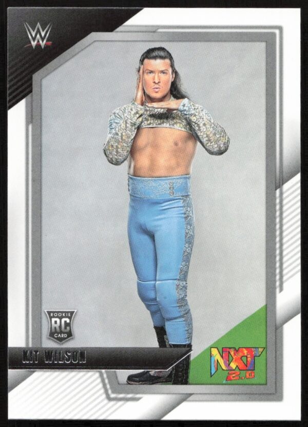 2022 WWE NXT Kit Wilson Rookie Card: Official WWE merchandise, mint condition collectible.