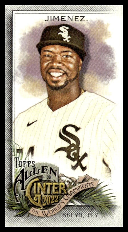 Eloy Jimenez Chicago White Sox Vintage Art Trading Card, Allen & Ginter Series.