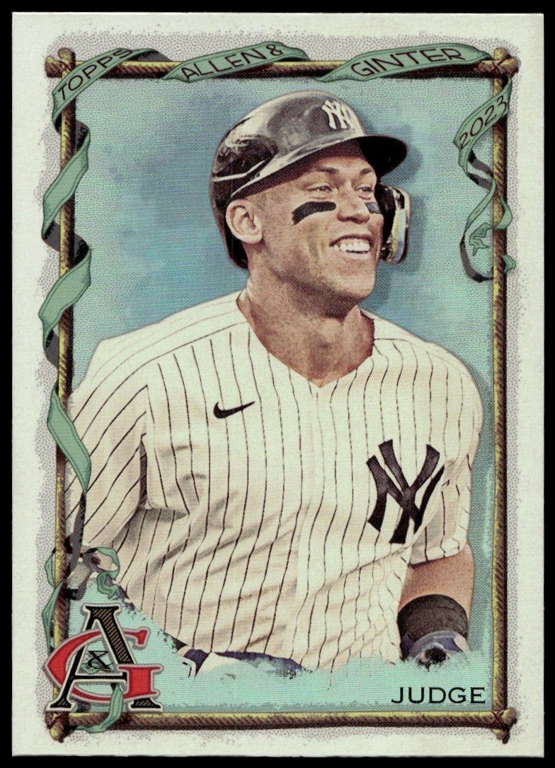 2023 Aaron Judge Silver Portrait Card #69 Featuring Detailed Artwork