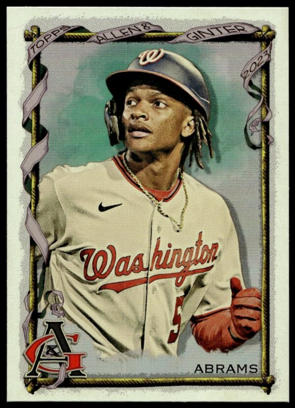 CJ Abrams 2023 Topps Silver Portrait Card #77 - Front View