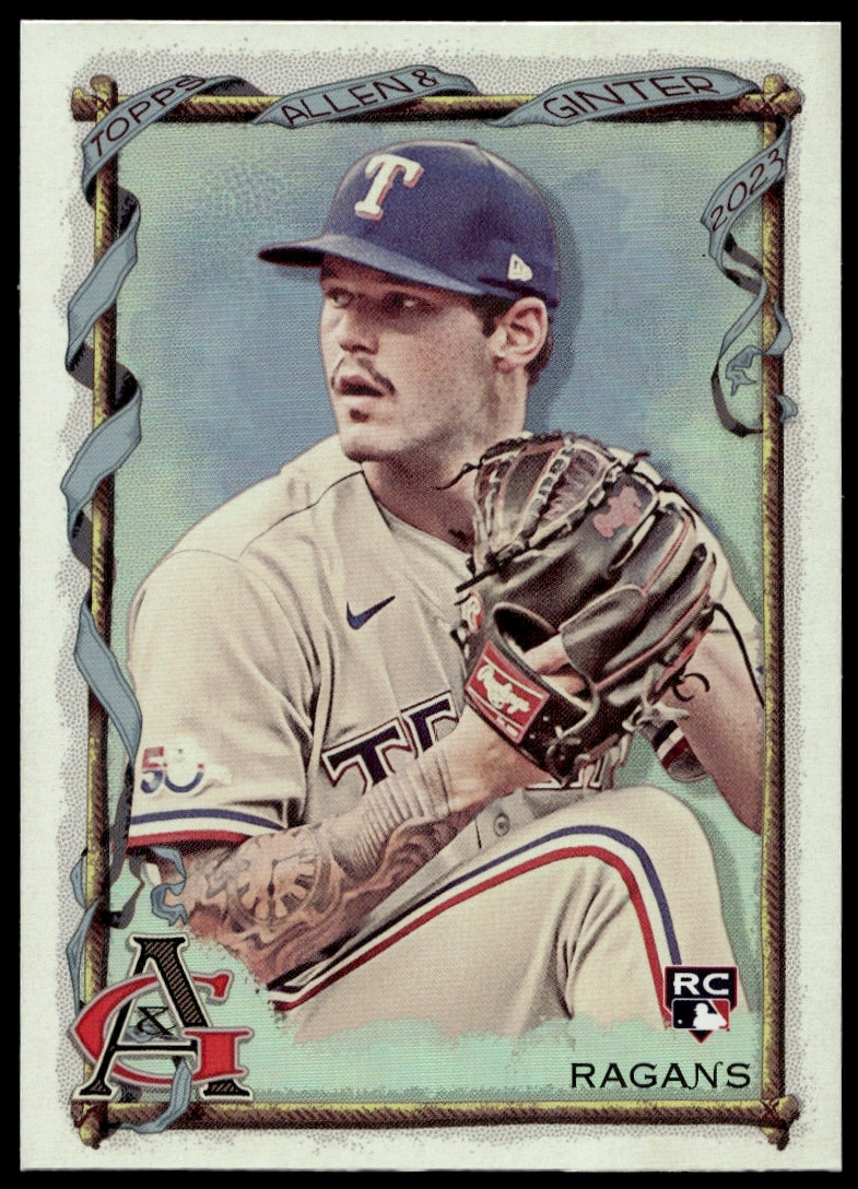 2023 Topps Allen & Ginter Cole Ragans Silver Portrait Card #14 Front