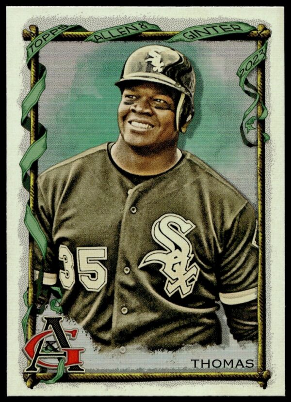 2023 Frank Thomas Silver Portrait Card #97 - Topps Allen & Ginter Front View.