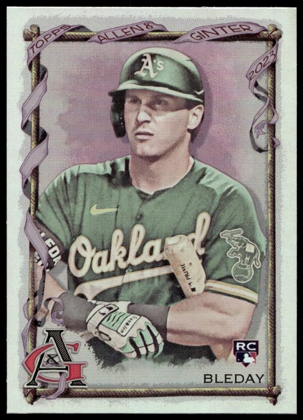 2023 Topps Allen & Ginter JJ Bleday Baseball Card Silver Portrait #103.