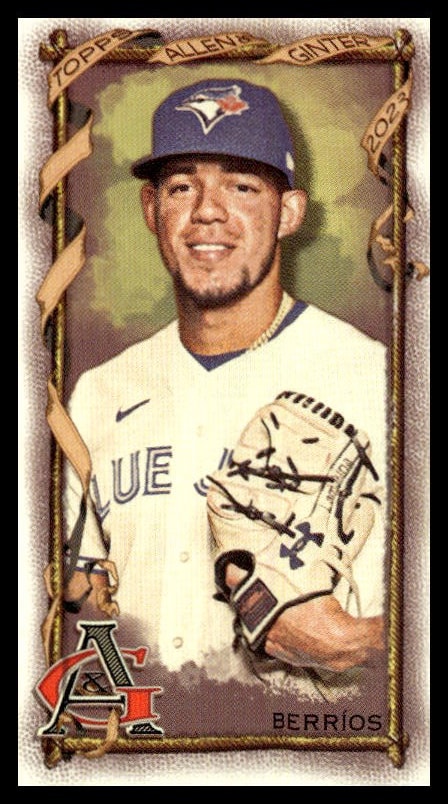 2023 Jose Berrios Mini Baseball Card #179, Topps Allen & Ginter Series.