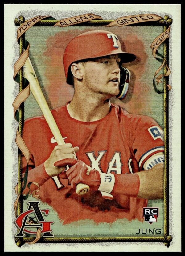 Josh Jung 2023 Topps Silver Portrait Baseball Card #90 Front