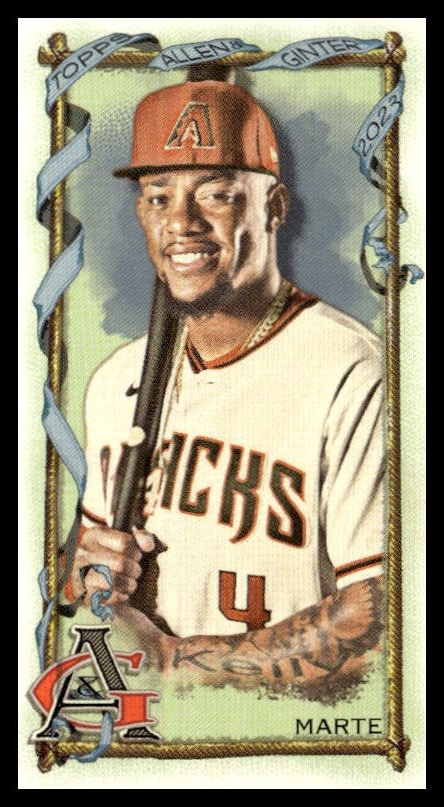 Ketel Marte 2023 Topps Allen & Ginter Mini Card #170 Front View.
