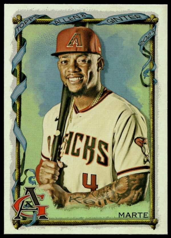 Ketel Marte 2023 Topps Silver Portrait Card #170 Front View