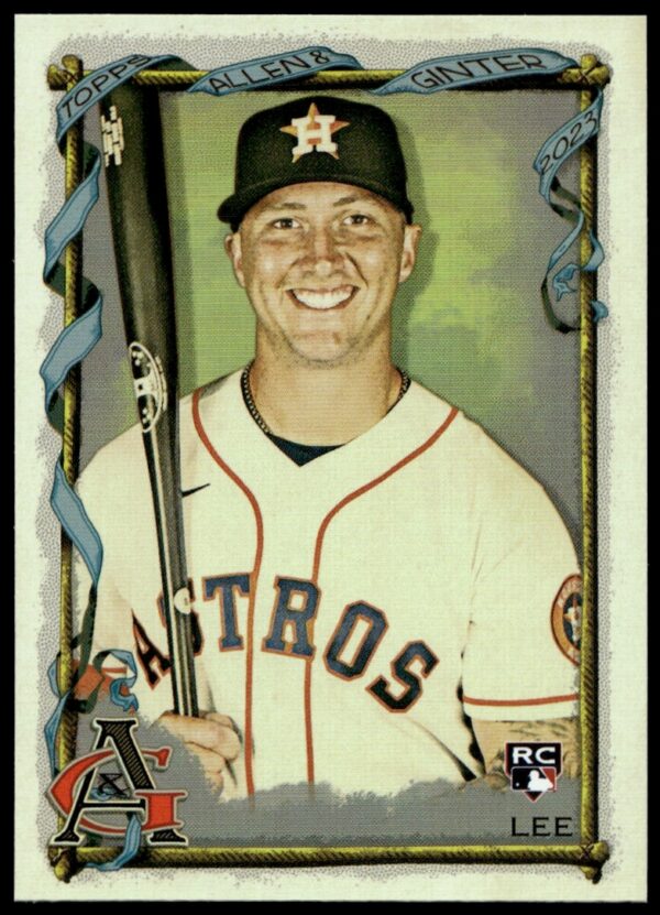 Korey Lee 2023 Topps Silver Portrait Card, #126, classic pose with silver backdrop.