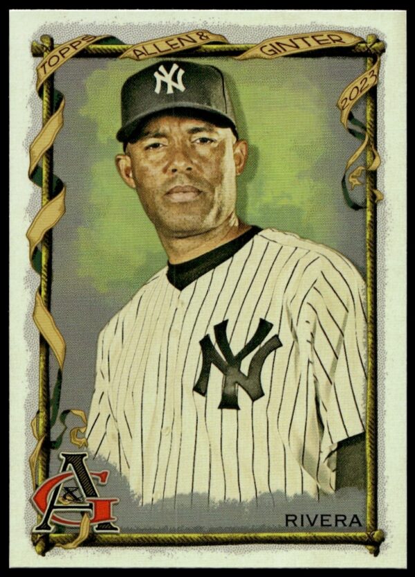 Mariano Rivera 2023 Topps Allen & Ginter Card #48 Silver Portrait Front.