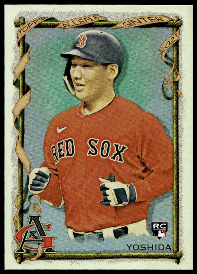 2023 Allen & Ginter Masataka Yoshida Silver Portrait Card #269 Front View