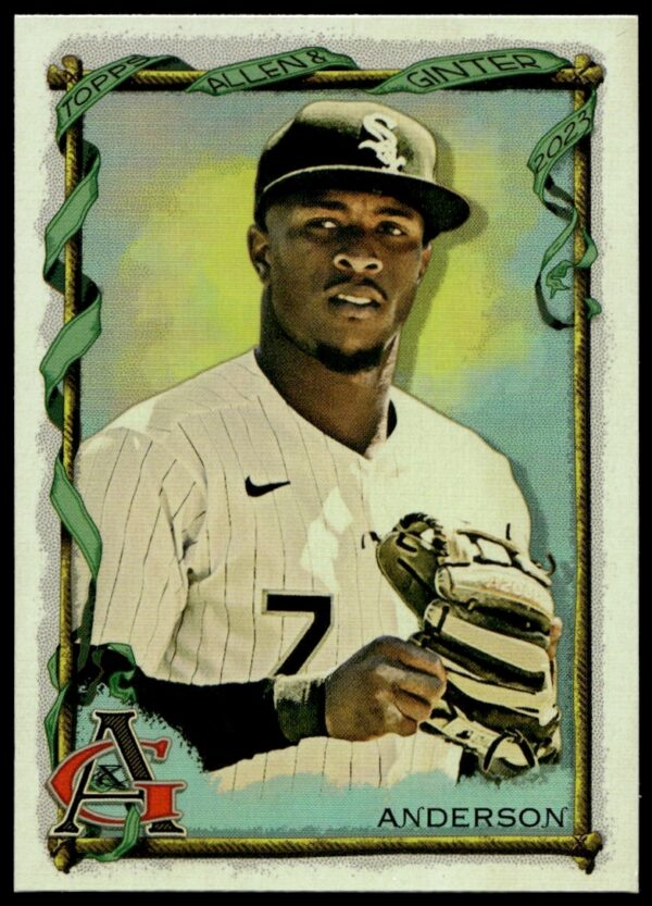 Tim Anderson 2023 Topps Silver Portrait Card #43 Front View