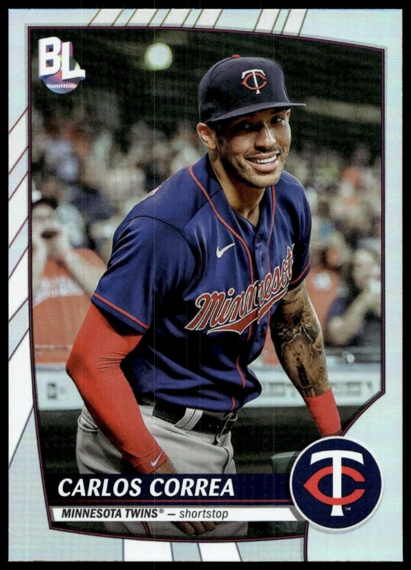 Carlos Correa 2023 Topps Big League trading card #221, showcasing action-packed design.