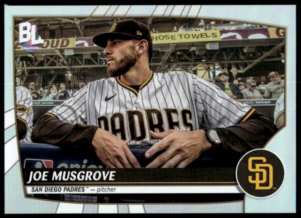 Joe Musgrove 2023 Topps Card: San Diego Padres Pitcher in Action, Collectible #242.