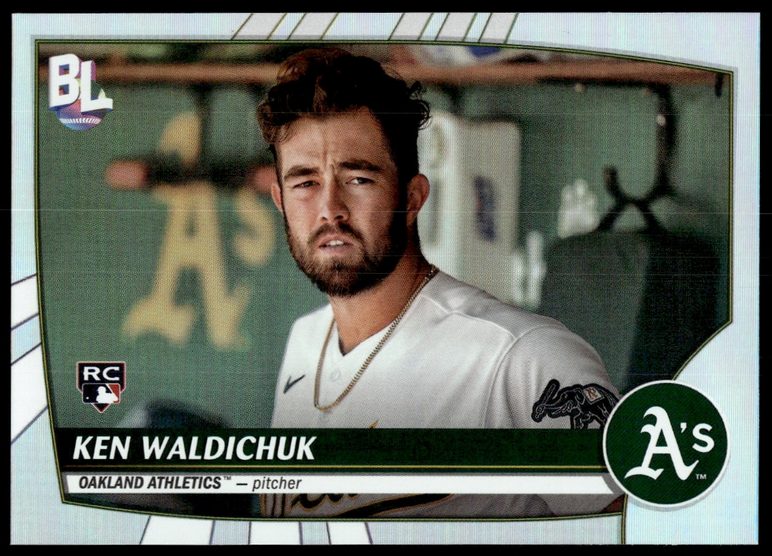 Ken Waldichuk 2023 Topps Big League Baseball Card #214 Front Image.