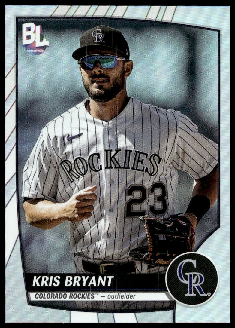 Kris Bryant 2023 Topps Big League Baseball Card #236 - dynamic action pose.