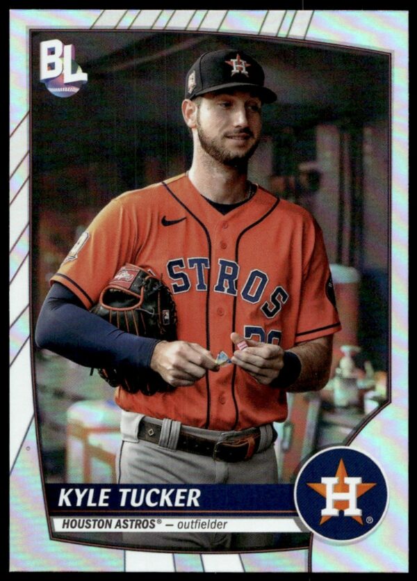 Kyle Tucker 2023 Topps Big League Rainbow Foil Card #240 Front View