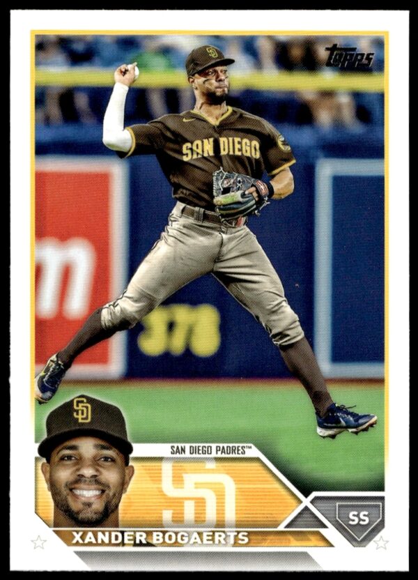 Xander Bogaerts 2023 Topps Series 1 Baseball Card #125 Front View