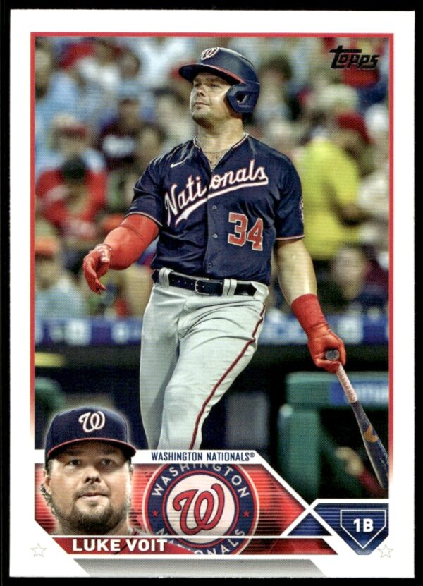 Luke Voit 2023 Topps Series 2 Card #443 - Dynamic Action Pose in Uniform