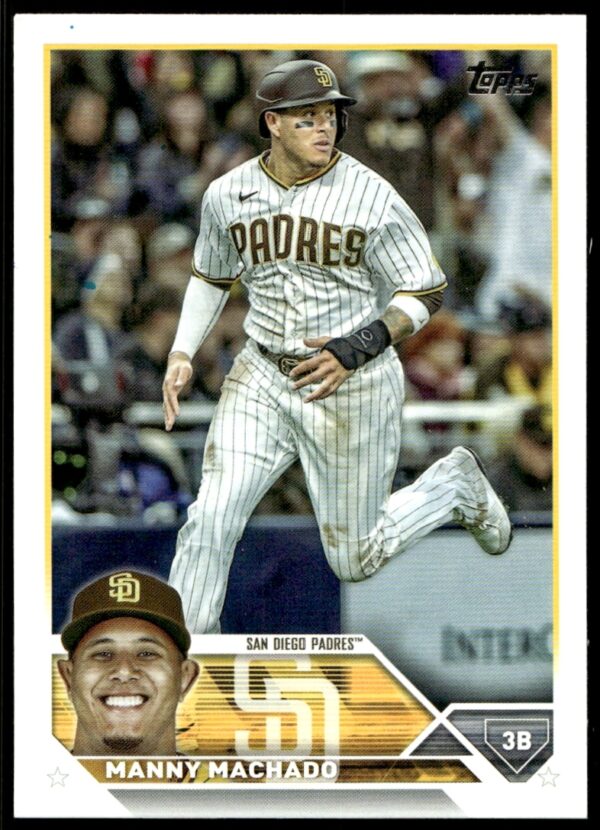 Manny Machado 2023 Topps Series 2 Baseball Card #400, San Diego Padres, MLB Star.