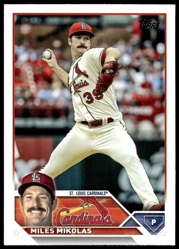 Miles Mikolas 2023 Topps Series 2 Baseball Card #548 Front Image.