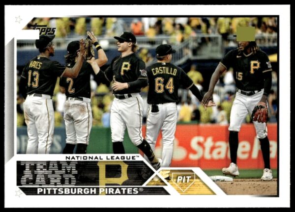 2023 Topps Series 2 Baseball Card #430, Pittsburgh Pirates, Front View.