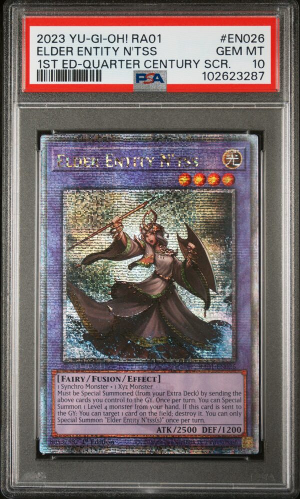 Exorsister Elis 2023 Yu-Gi-Oh! GEM MT 10 PSA Card from Battle of Chaos.