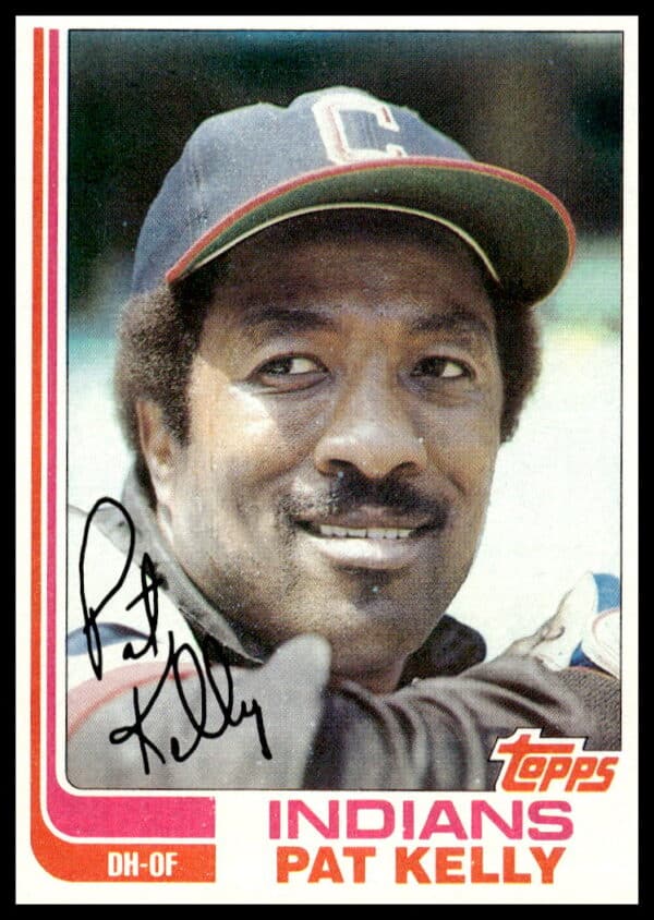 1982 Topps Pat Kelly #417 Baseball Card Front Image.