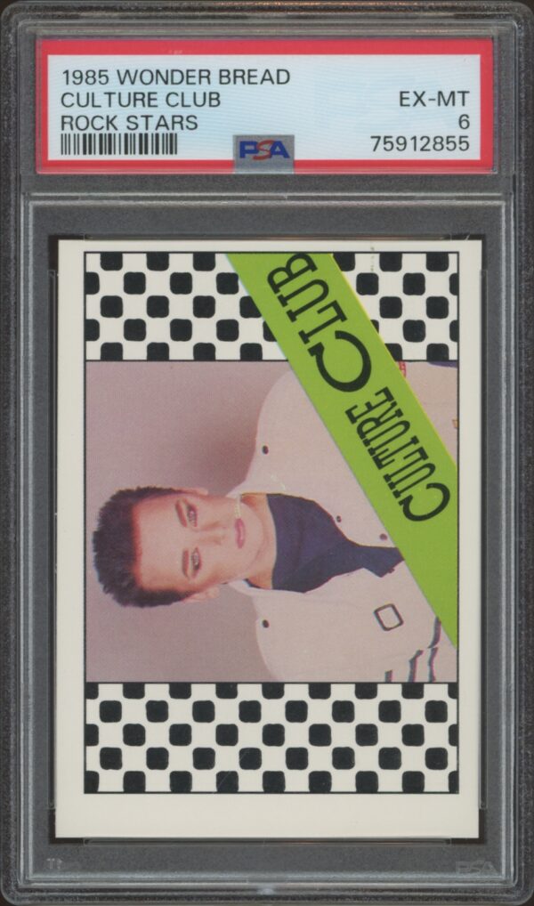 1985 Wonder Bread Culture Club Rock Stars (PSA 6) (Front)