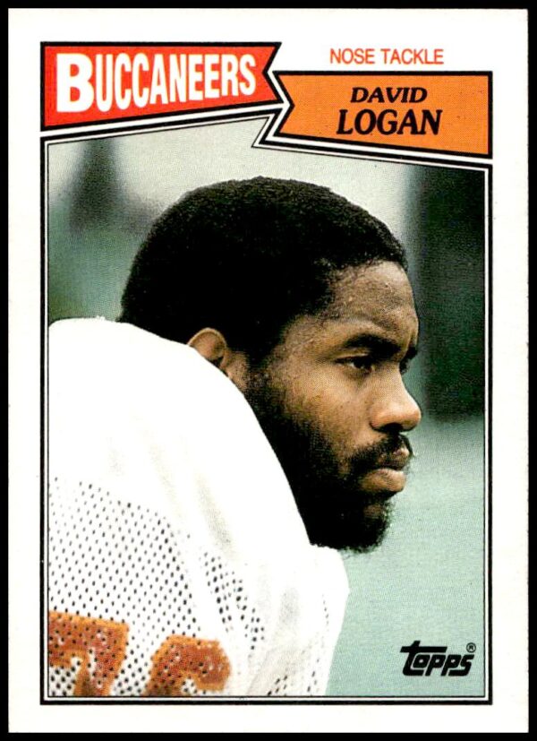 David Logan 1987 Topps Baseball Card #391, vintage design featuring iconic 80s Topps logo.