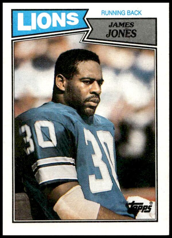 1987 Topps Baseball Card - James Jones #319 Front View.