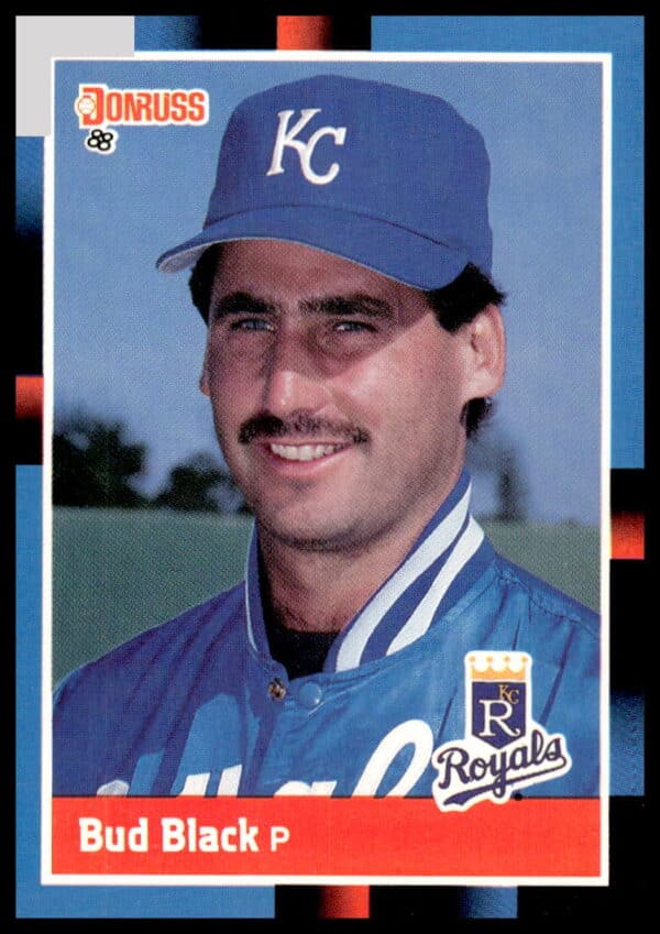 Bud Black 1988 Donruss Baseball Card #301, San Francisco Giants pitcher portrait.