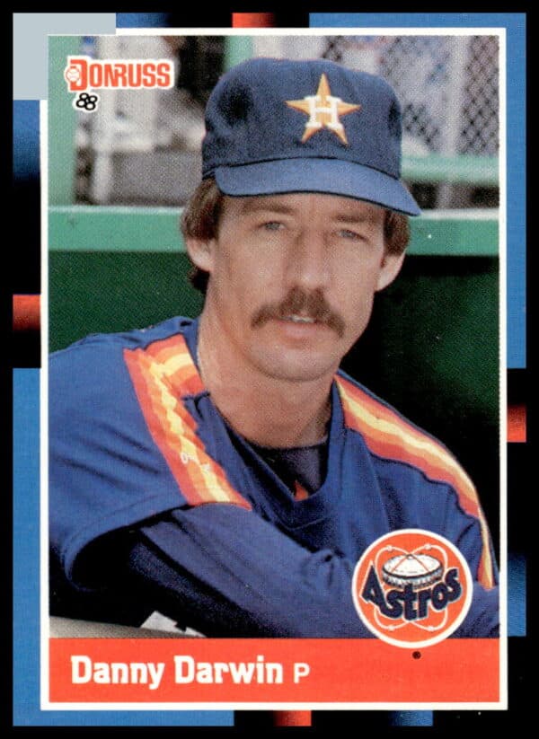 1988 Donruss Danny Darwin Baseball Card #358 Front View