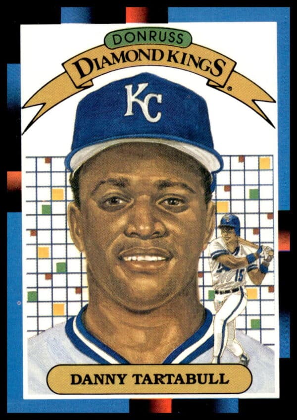 1988 Donruss Danny Tartabull card front, Seattle Mariners uniform, card number 5.