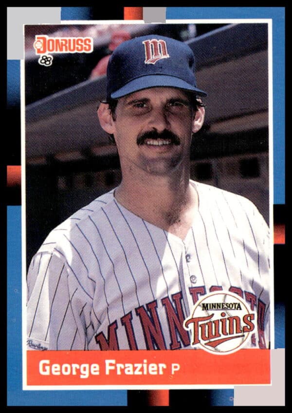 1988 Donruss Baseball Card - George Frazier, Pitcher in Action #443.