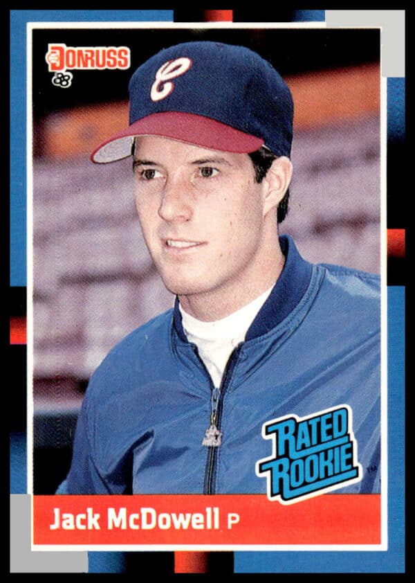 1988 Donruss baseball card showing Jack McDowell pitching, card number 47.