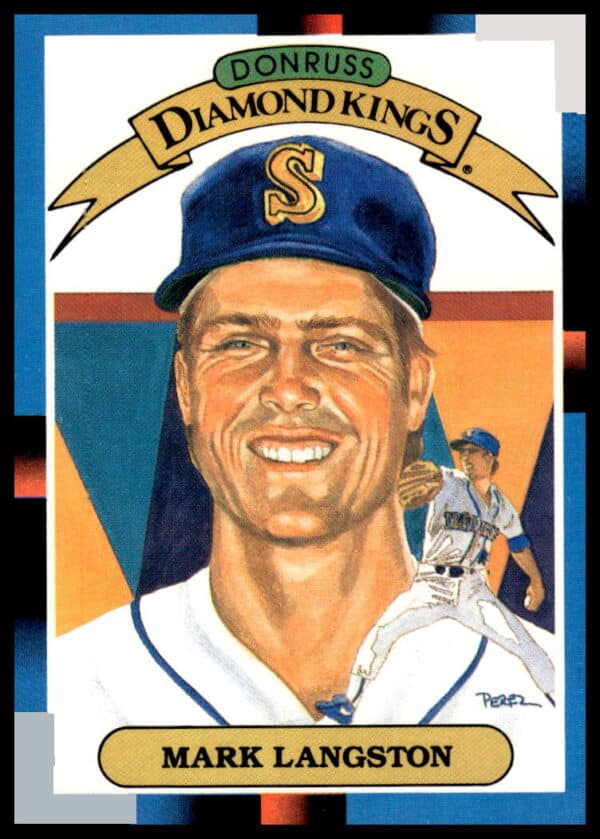 1988 Donruss Baseball Card: Mark Langston #20 Windup Pose, Team Uniform