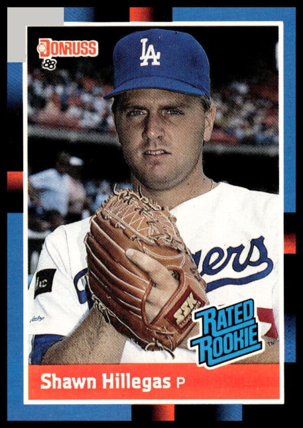 1988 Donruss Baseball Card: Shawn Hillegas #35 Frontside Image