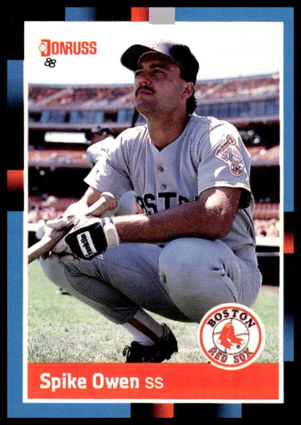 1988 Donruss baseball card featuring Spike Owen in uniform, card number 544.