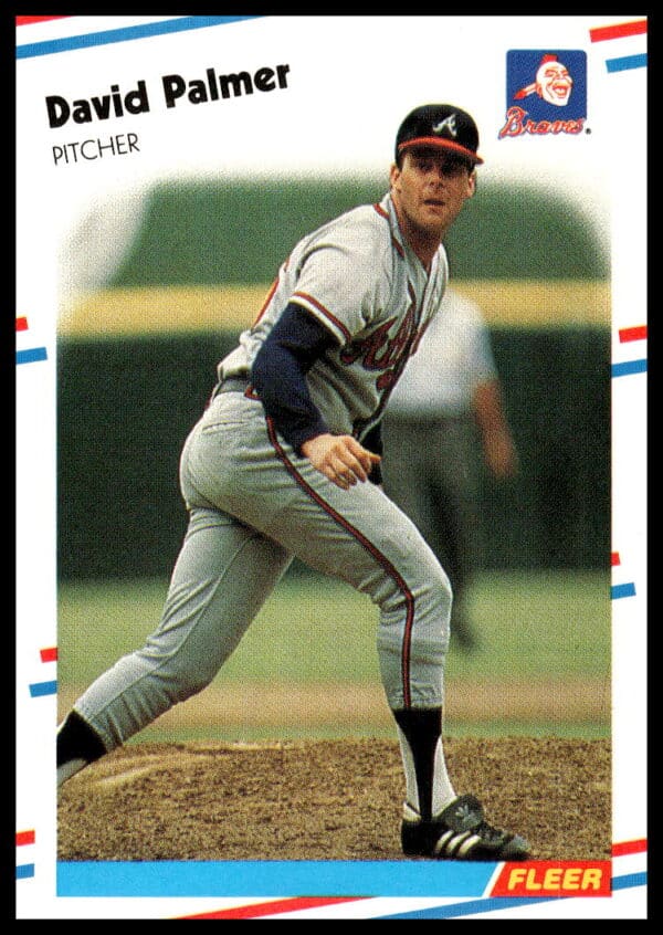 David Palmer 1988 Fleer #546 Montreal Expos Pitcher Card Front View