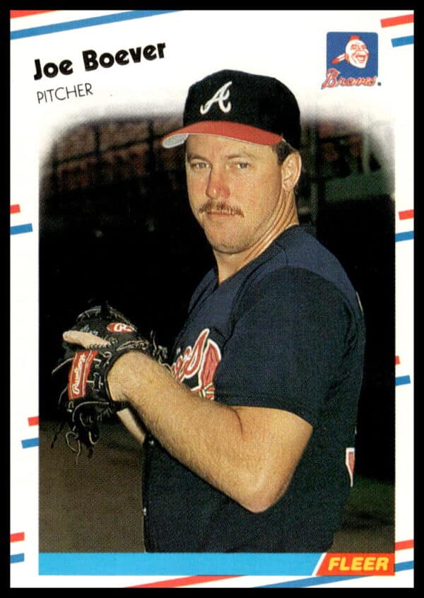 1988 Fleer Joe Boever card #534 features Boever in action.