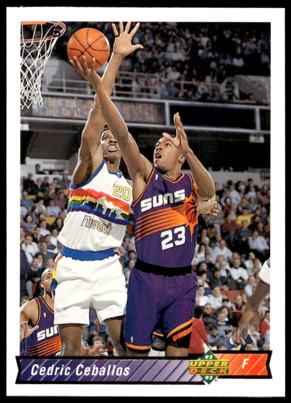 Cedric Ceballos 1992-93 Upper Deck #383 Basketball Card Front Image
