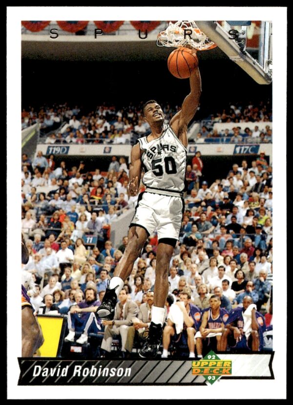 David Robinson 1992-93 Upper Deck Spurs Card #82 Front