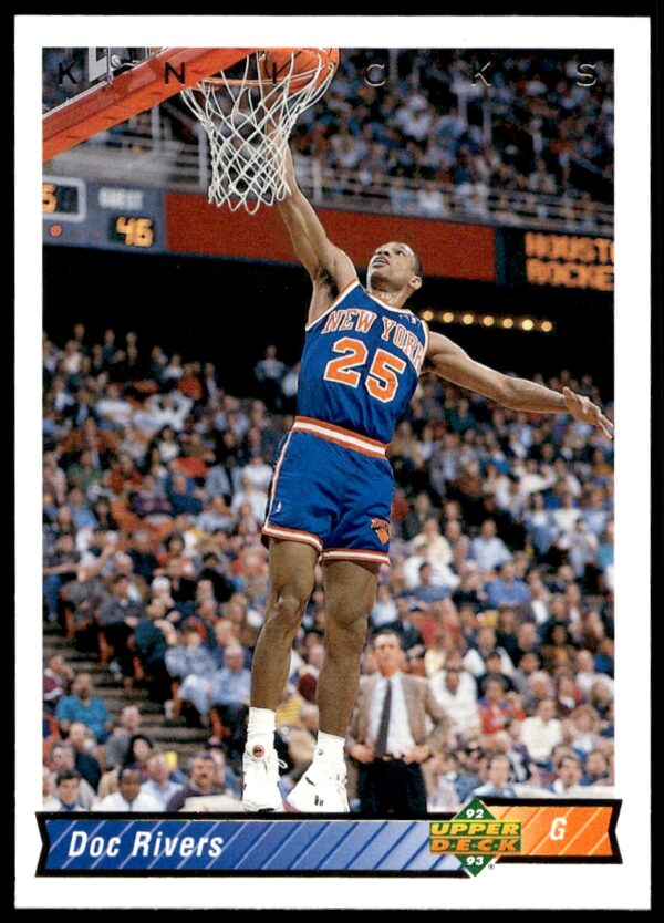 Doc Rivers 1992-93 Upper Deck #413 Basketball Card Front Image