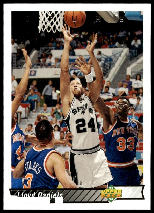 1992-93 Upper Deck Lloyd Daniels basketball card #86, featuring dynamic early 90s design.