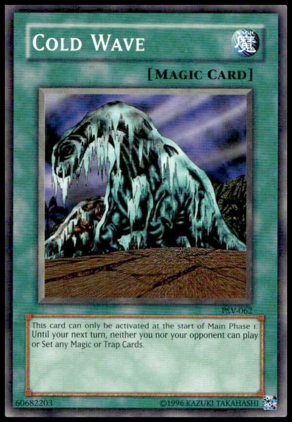 Yu-Gi-Oh! Cold Wave Card, Pharaohs Servant 2002, #PSV-062, Front Artwork.
