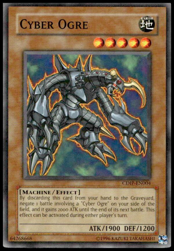 2006 Yu-Gi-Oh! Cyberdark Impact Cyber Ogre card front #CDIP-EN004.