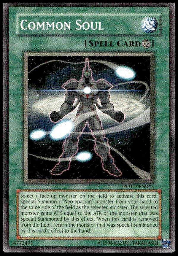 2006 Yu-Gi-Oh! Power of the Duelist Common Soul card front, #POTD-EN045, vibrant artwork.