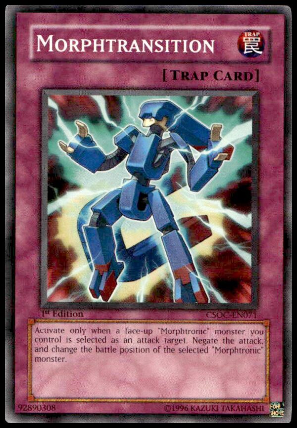 2008 Yu-Gi-Oh! Crossroads of Chaos Morphtransition Spell Card (#CSOC-EN071) Front View